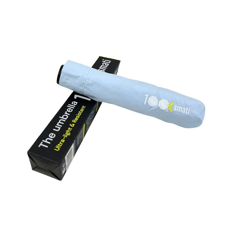 parapluie ultra léger 100g Smati bleu ciel poids plume