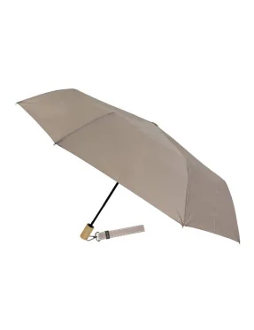 Smati Parapluie mains libres compact automatique beige nomad avec sa dragonne nomad